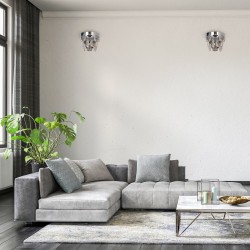 Aplique GRACE CROMO 2xE14