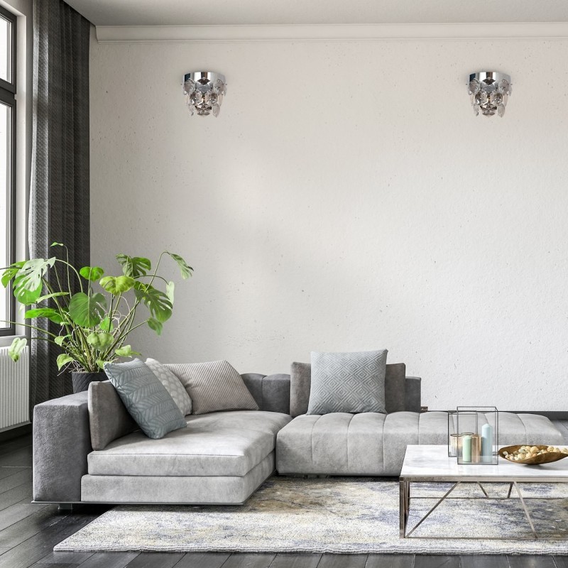 Wandleuchte GRACE CHROME 2xE14