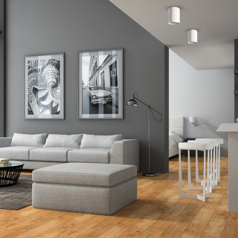 Світильник Bima Round Білий 1xGU10