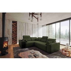 Ecksofa Milano II mit Schlaffunktion – Gewebe, Verita 39 Verita 09