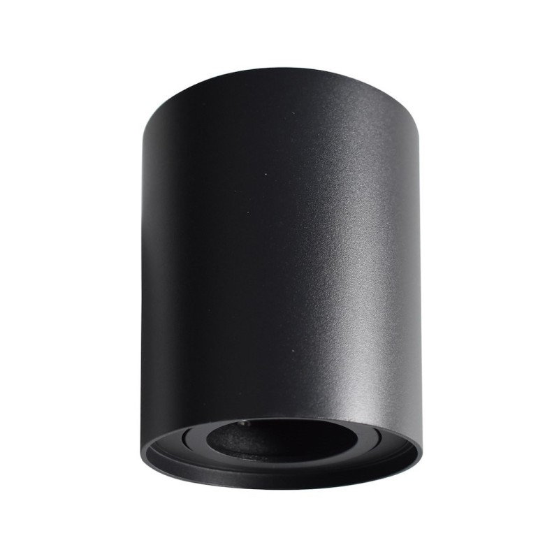 Punto de luz Bima Round Negro 1xGU10