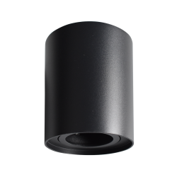 Punto de luz Bima Round Negro 1xGU10