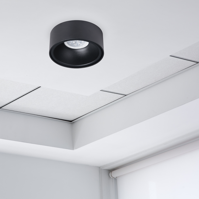 Bali Round Black Recessed Fixture