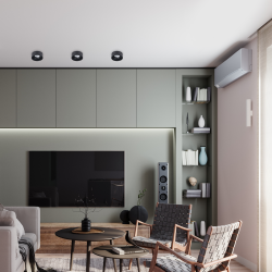 Einbauleuchte Bali Round Schwarz