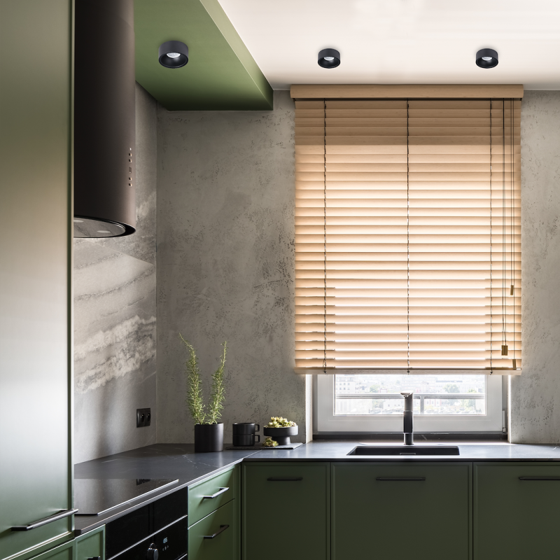 Einbauleuchte Bali Round Schwarz