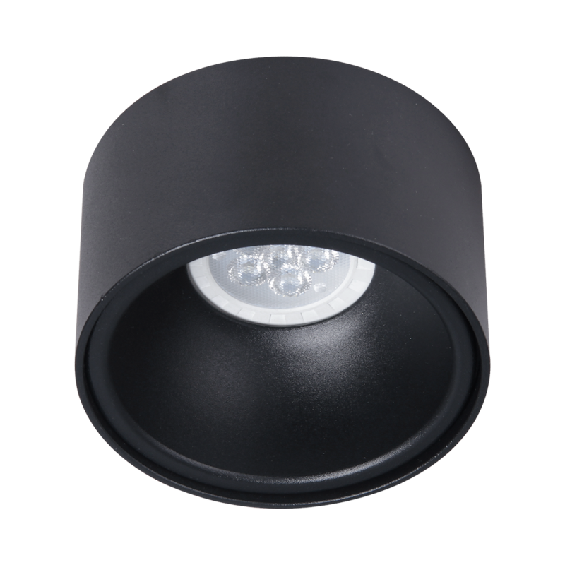 Bali Round Black Recessed Fixture