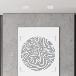 Montura empotrada Bali Square White