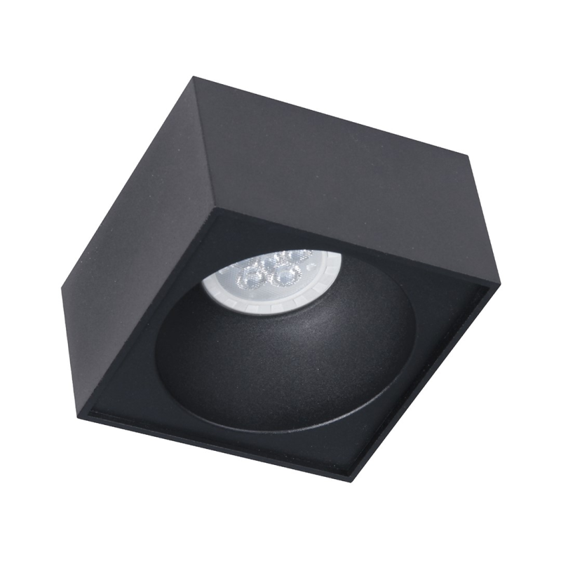 Bali Square Black Recessed Fixture