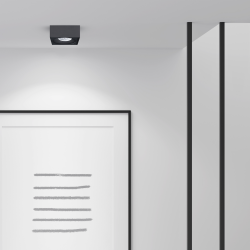Bali Square Black Recessed Fixture