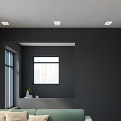 Nusa Square White Recessed Fixture