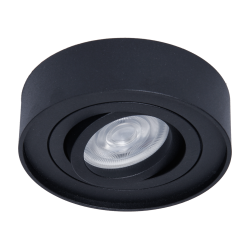 Nusa Round Black Recessed Fixture