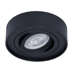 Nusa Round Black Recessed Fixture