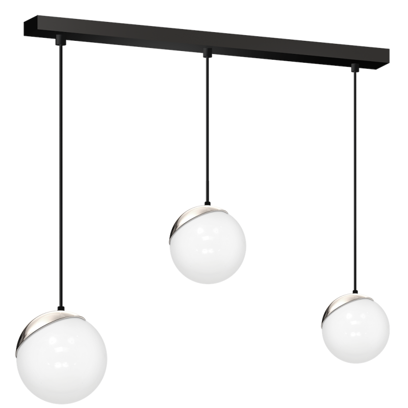 SFERA BLACK/CHROME Pendant Lamp 3xE14