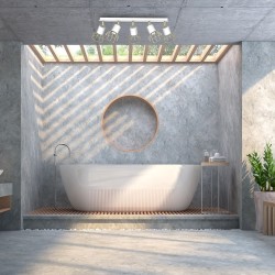 Lampa sufitowa Dante 5x mini GU10 Biały / Złoty