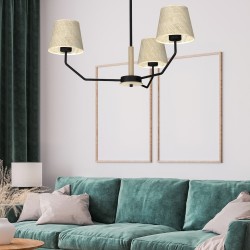 ETNA Black Pendant Lamp 3xE27
