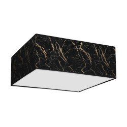 SENSO Black/Gold Ceiling Lamp Square 3xE27