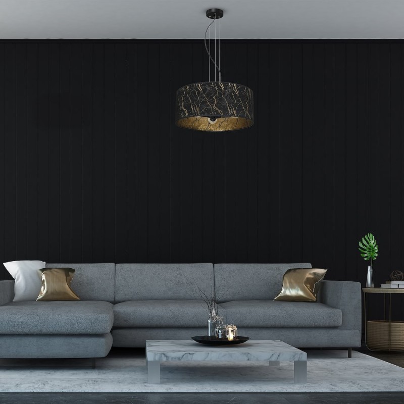 Підвісна лампа SENSO Black/Gold 3xE27