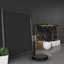 SENSO Black/Gold Table Lamp 1xE27