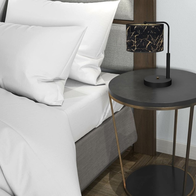 Lámpara de mesa SENSO Negro/Oro 1xE27