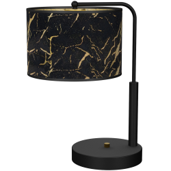 SENSO Black/Gold Table Lamp 1xE27