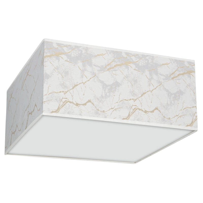 Lámpara de techo Senso cuadrada 3xE27 Blanco/Oro