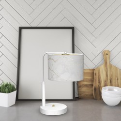 Senso Night Lamp 1xE27 White/Gold