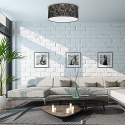 Deckenleuchte SATINO GOLD 2xE27 Ø40cm