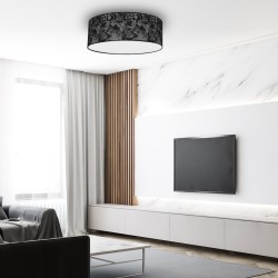 Lampa Sufitowa SATINO SILVER 3xE27 Ø50cm