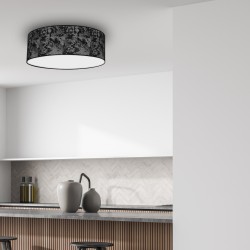 Lampa Sufitowa SATINO SILVER 3xE27 Ø50cm