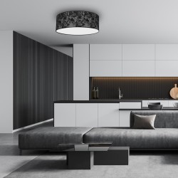 Стельова лампа SATINO SILVER 3xE27 Ø50см