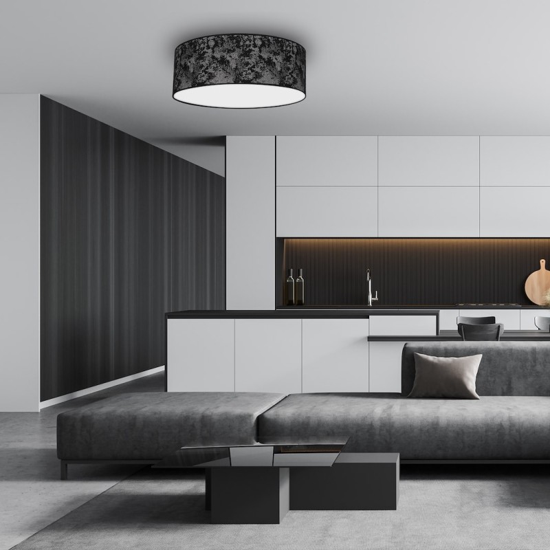 Стельова лампа SATINO SILVER 3xE27 Ø50см