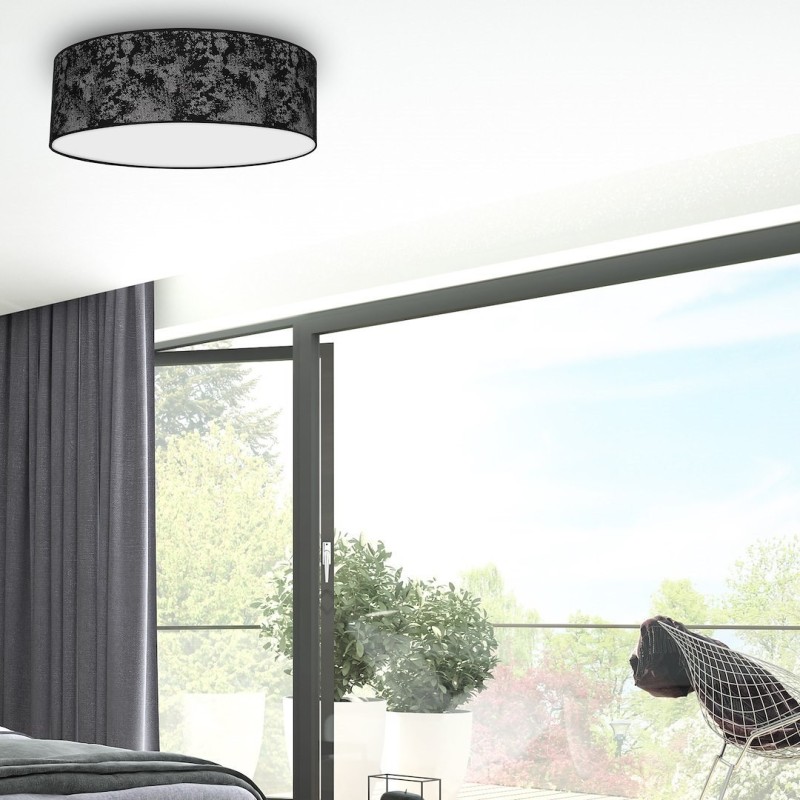 Deckenleuchte SATINO SILBER 3xE27 Ø60cm