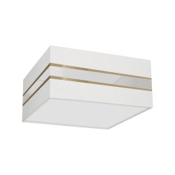 Ceiling Lamp Square Ultimo 2xE27 White