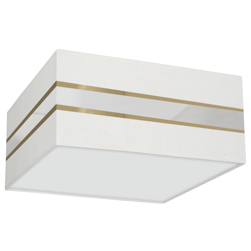 Ceiling Lamp Square Ultimo 2xE27 White