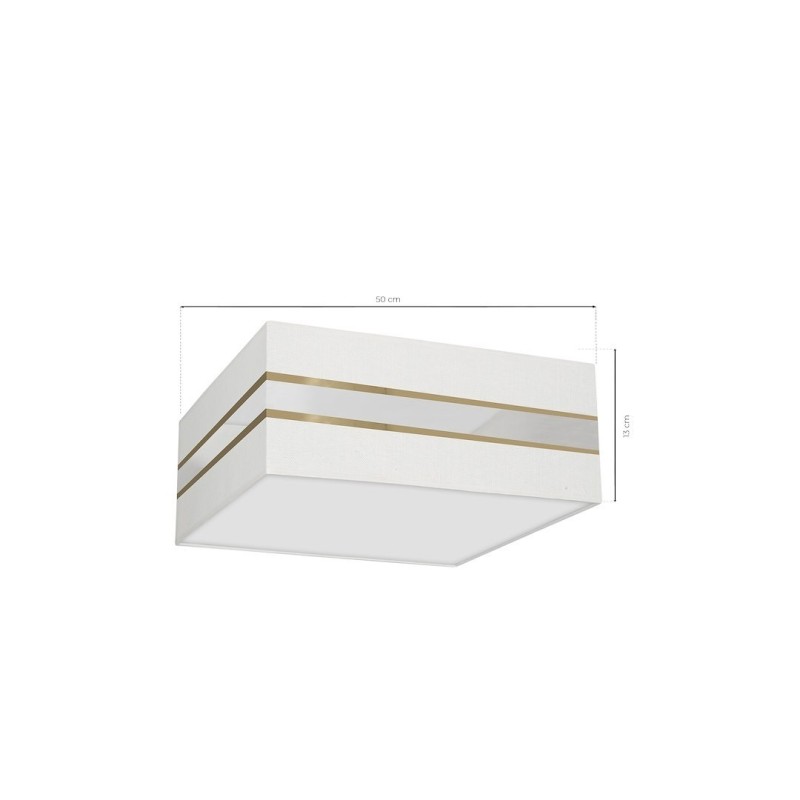 Ceiling lamp Square Ultimo 3xE27 White