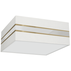 Ceiling lamp Square Ultimo 3xE27 White