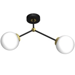 JOY BLACK / GOLD Ceiling Lamp 2xE14