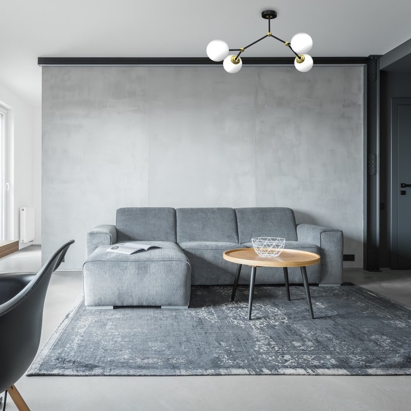 Стельова лампа JOY BLACK / GOLD 4xE14