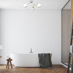 Lampa sufitowa Joy 3xE14 Biały/Złoty