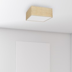 Lampa sufitowa Marshall 3xE27 Biały/Rattan