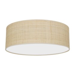 Lampa sufitowa Marshall 3xE27 Ø50cm Biały/Rattan