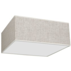 Ceiling lamp LINO WHITE / LINEN 2xE27