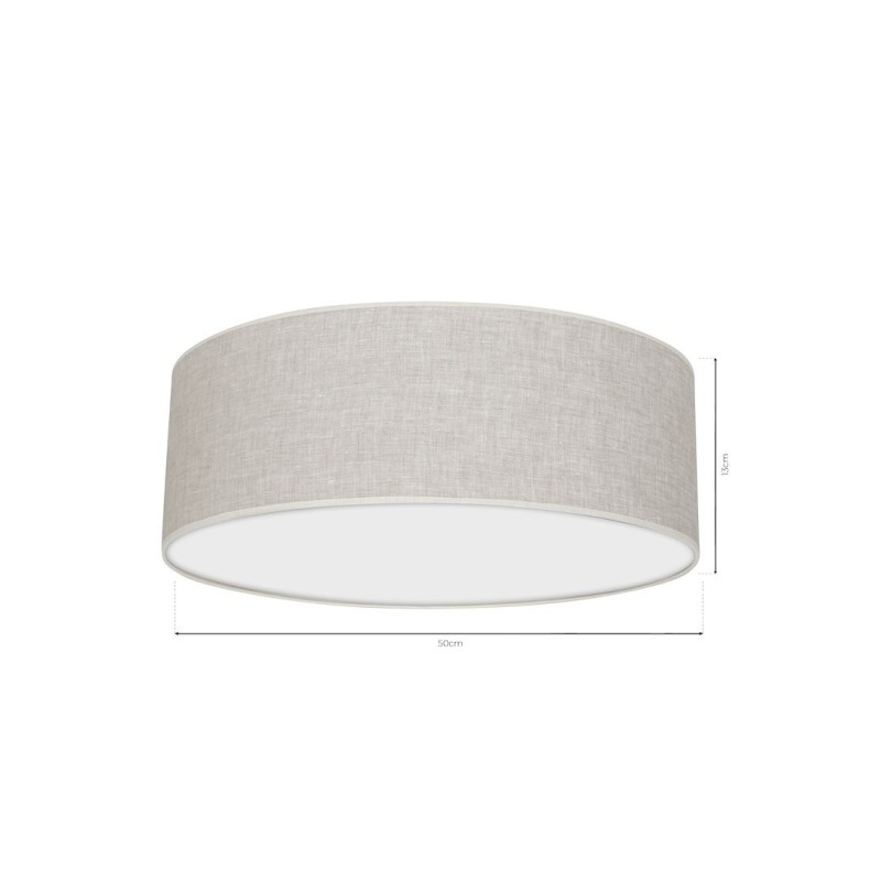 Ceiling lamp LINO WHITE / LINEN 3xE27