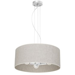 Ceiling lamp LINO WHITE / LINEN 3xE27