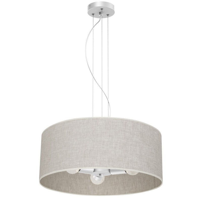 Ceiling lamp LINO WHITE / LINEN 3xE27
