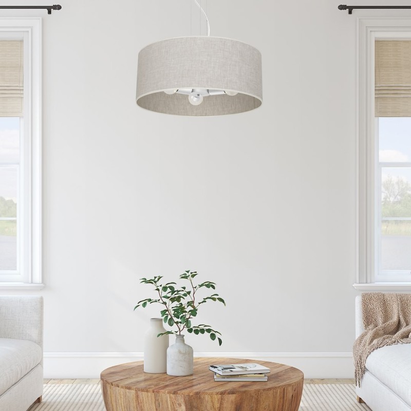 Стельова лампа LINO БІЛИЙ / ЛЬОН 3xE27