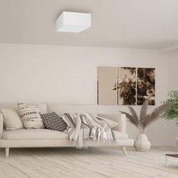 ALBION CEILING LAMP WHITE / COTTON 2xE27