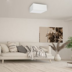 Deckenleuchte ALBION WEISS / BAUMWOLLE 3xE27