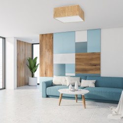 Ceiling lamp Cork 3xE27 White / Cork