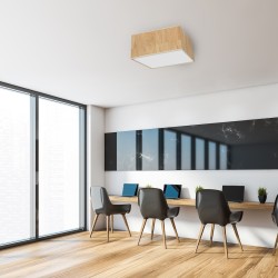 Lampa sufitowa Cork 3xE27 Biały / Korek